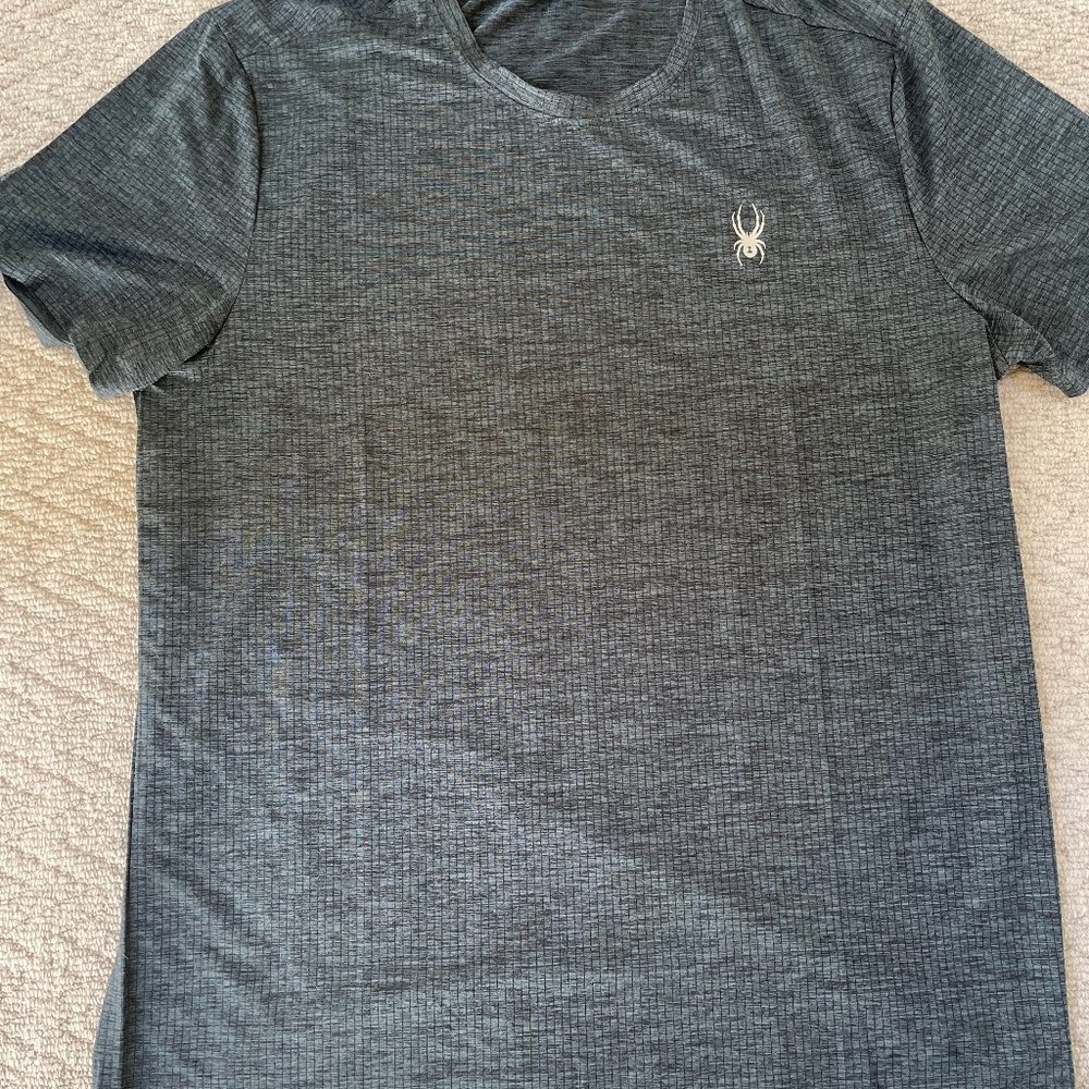Spyder Active-Pro Men’s Short Sleeve Grey Top